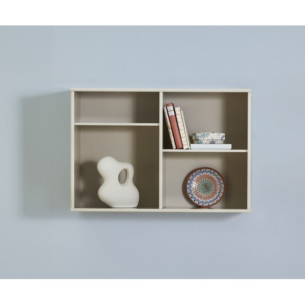 Béžová závesná knižnica 89x61 cm Mistral – Hammel Furniture-image-1