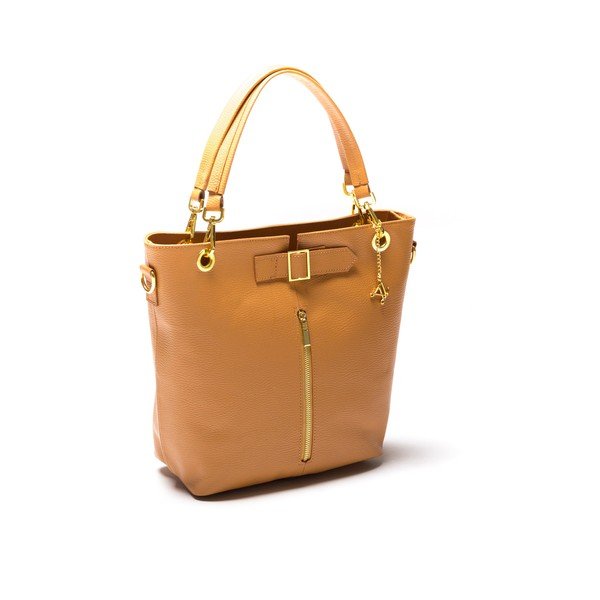 Kabelka Zipper Cognac-image-2