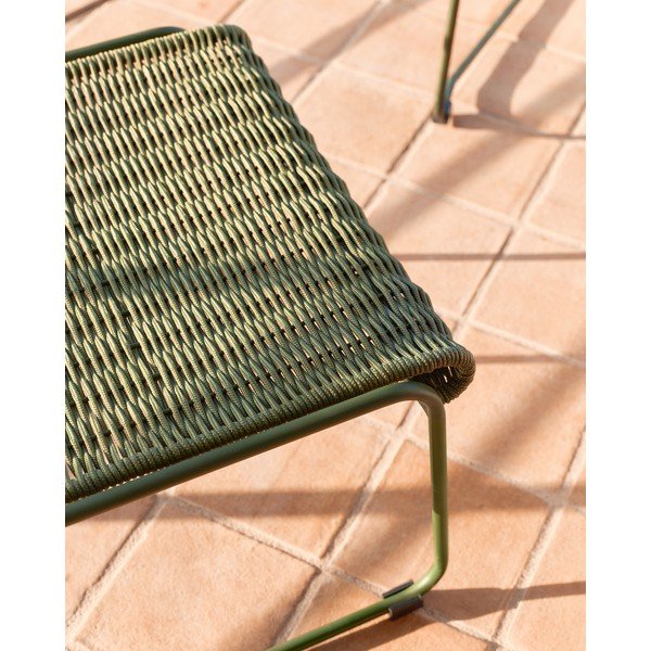 Zelená záhradná podnožka Maurina – Kave Home-image-4