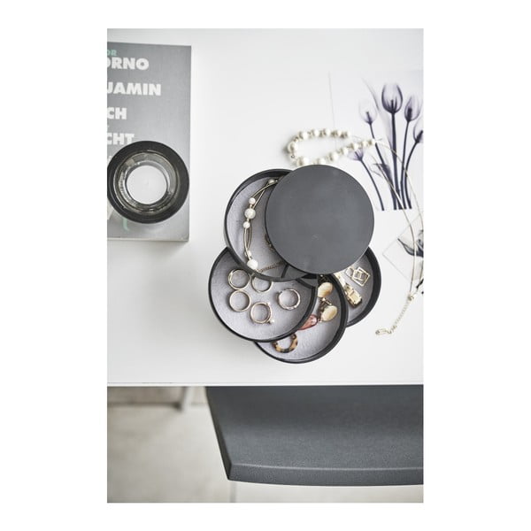 Čierna poschodová šperkovnica YAMAZAKI Tower-image-2