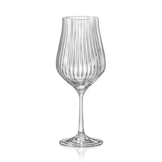 Súprava 6 pohárov na víno Crystalex Tulipa Optic, 450 ml