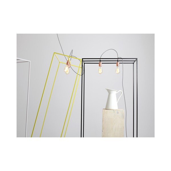 Čierna stojacia lampa Custom Form Metric, šírka 70 cm-image-3