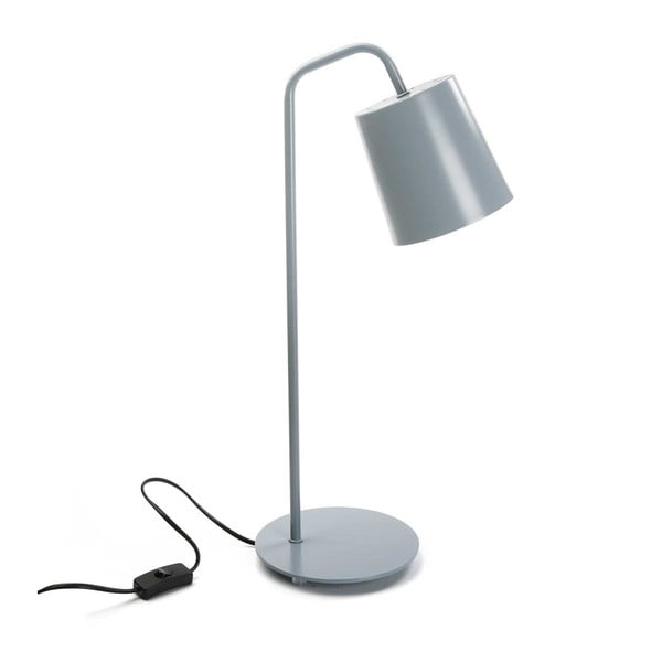 Sivá stolová lampa Versa Balance