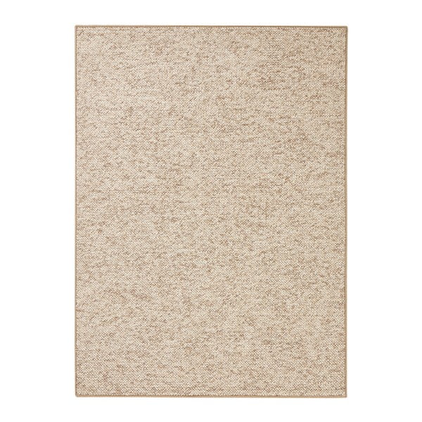 Béžovohnedý koberec BT Carpet Wolly, 60 × 90 cm