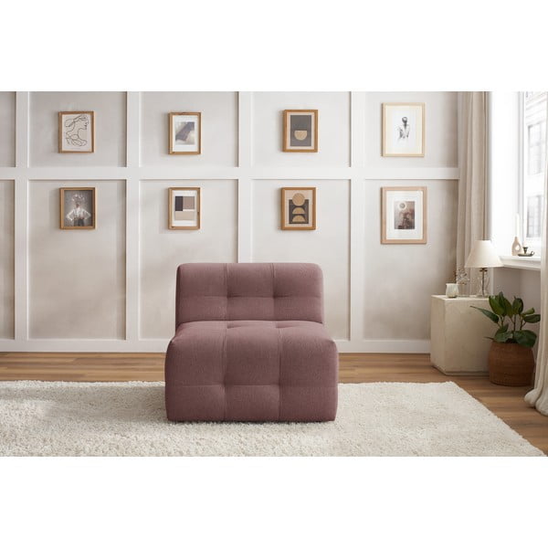 Tmavoružový modul pohovky Kleber - Bobochic Paris-image-1