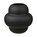 Čierna sklenená váza (výška  20 cm) Vera – House Nordic