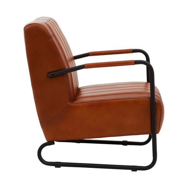 Hnedé kožené kreslo Buffalo – Premier Housewares-image-2