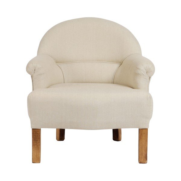 Krémovobiele kreslo Chambray - Comptoir de Famille