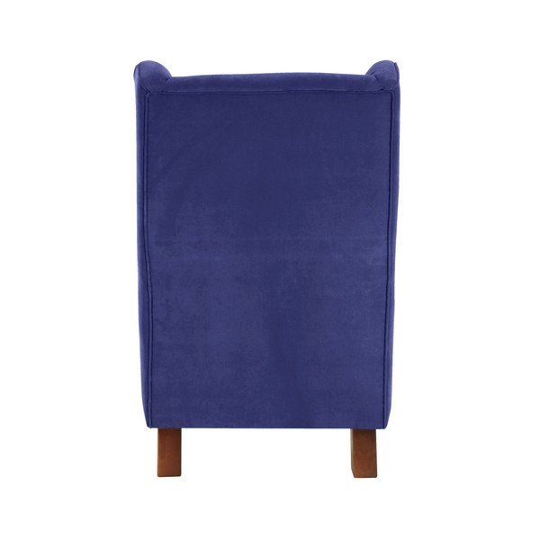 Modré kreslo Max Winzer Bruno Velor-image-1