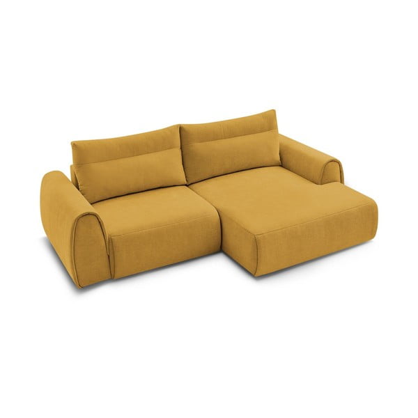 Okrovožltá rohová pohovka Aden – Bobochic Paris-image-4
