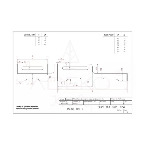 Detská posteľ 70x160 cm Kiki 3 - Adeko-image-3
