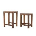 Odkladacie stolíky v súprave 2 ks z recyklovaného dreva 40x36 cm Galen – Bloomingville