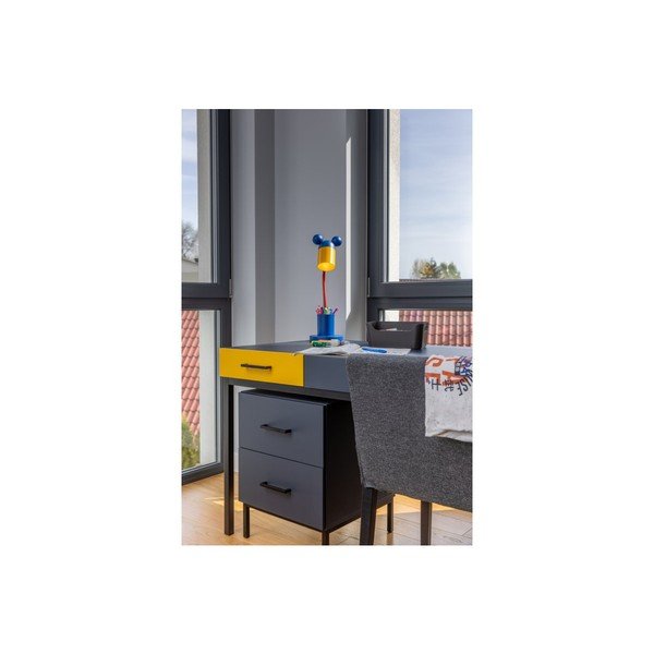 Modrá stolová lampa s kovovým tienidlom (výška 50 cm) Mouse – GTV-image-2