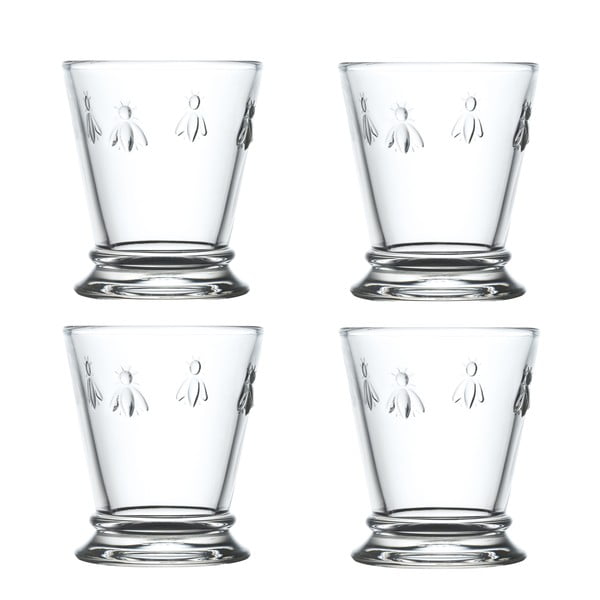 Súprava 4 sklenených pohárov La Rochère Abeille Mismo