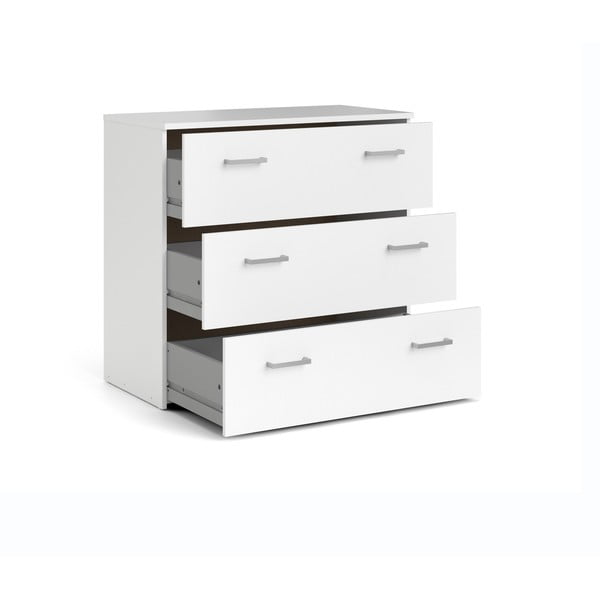 Biela nízka komoda 74x70 cm Space – Tvilum-image-3