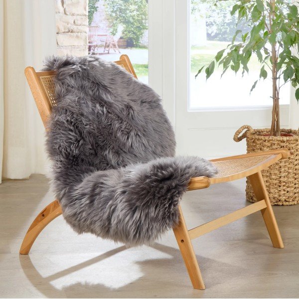 Sivá ovčia kožušina Native Natural Sheep, 120 × 60 cm-image-1