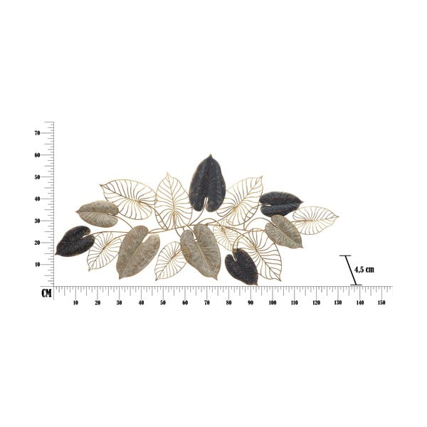 Kovová závesná dekorácia so vzorom listov Mauro Ferretti Century -A-, 131 x 61 cm-image-2