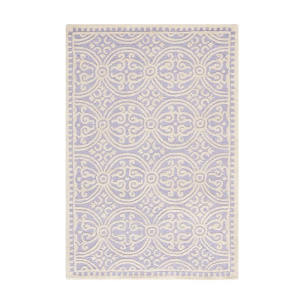 Vlnený koberec Safavieh Marina Light Purple, 152x243 cm
