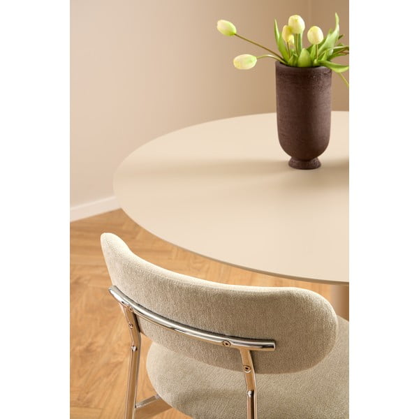 Krémová jedálenská stolička Lyric – Actona-image-3