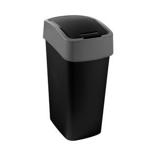 Čierny odpadkový kôš Curver Pacific, 45 l