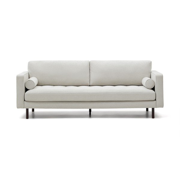 Ženilková pohovka sivobéžová 222 cm Debra – Kave Home