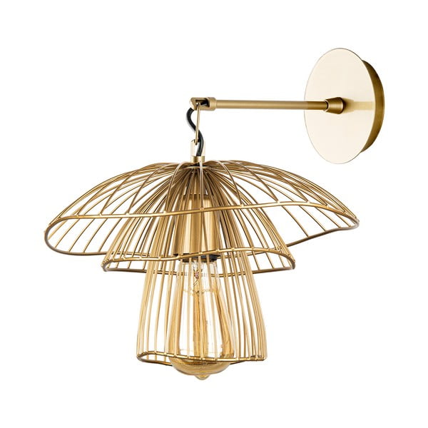 Nástenné svietidlo v zlatej farbe Squid Lighting Root, výška 36 cm-image-3