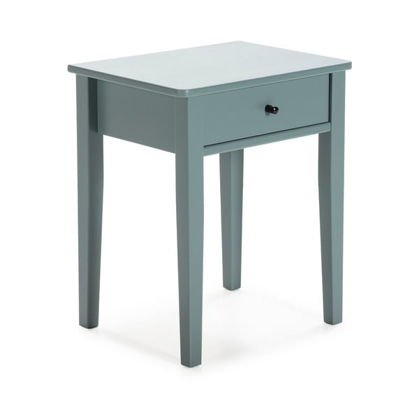 Nočný stolík z borovicového dreva v petrolejovomodrej farbe Bart - Marckeric-image-2