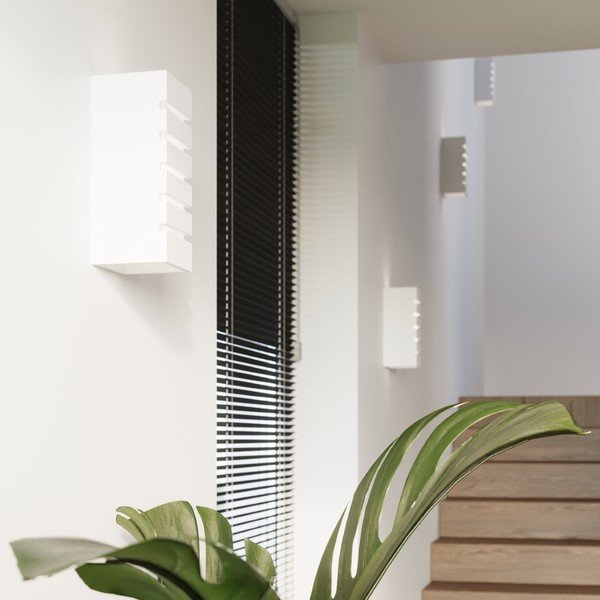 Biele nástenné svietidlo Remo – Sollux-image-1