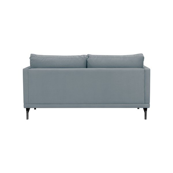 Sivá dvojmiestna pohovka s podnožou v čiernej farbe Windsor & Co Sofas Jupiter-image-3