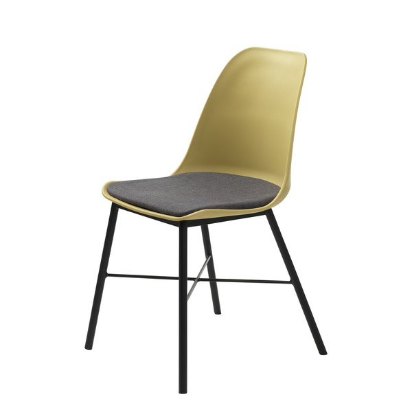 Súprava 2 žlto-sivých stoličiek Unique Furniture Whistler-image-1