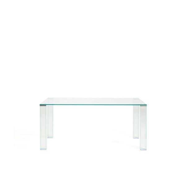 Sklenený jedálenský stôl 90x160 cm Adularia – Kave Home-image-2