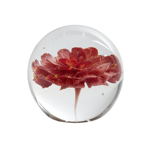 Sklenené tažidlo (výška 8 cm) Flower – Light & Living