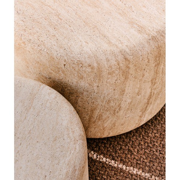 Betónový okrúhly záhradný stolík ø 60 cm Drasi – Kave Home-image-3