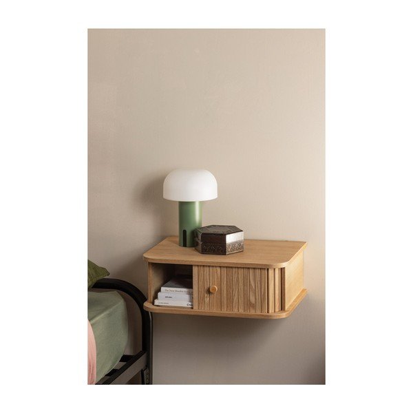Závesný nočný stolík v dekore borovice v prírodnej farbe Jena – WOOOD-image-1