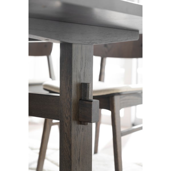 Rozkladací jedálenský stôl s doskou v dubovom dekore 240x95 cm Westville - Rowico-image-4