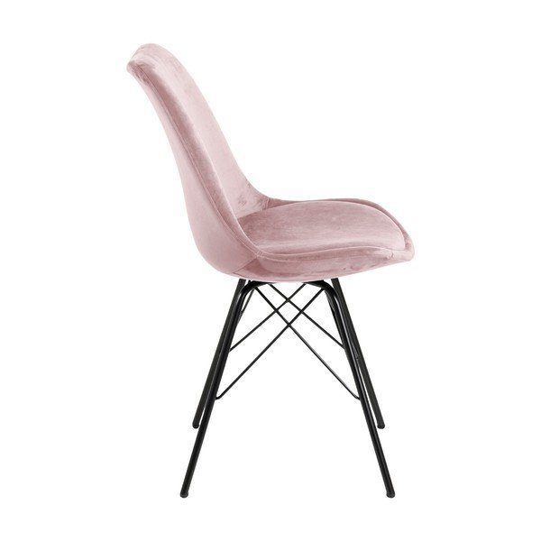 Čierna/ružová jedálenská stolička Eris – Actona-image-4