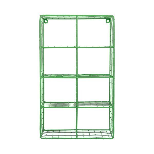 Zelená poschodová oceľová polica 30 cm Reja – PT LIVING