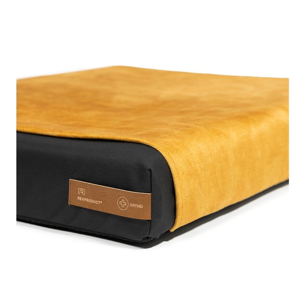 Žltý povlak na matrac pre psa 110x90 cm Ori XXL – Rexproduct