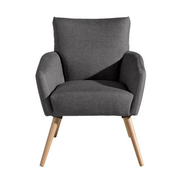 Antracitovosivé kreslo Max Winzer Jörn-image-1