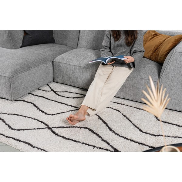 Biely/čierny koberec 160x230 cm Routa – Universal-image-3