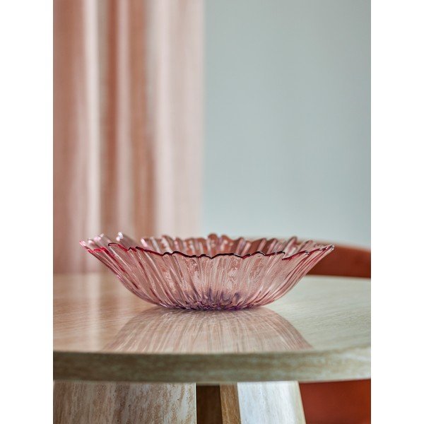 Svetloružová sklenená misa ø 31 cm Mariko – Bloomingville-image-1