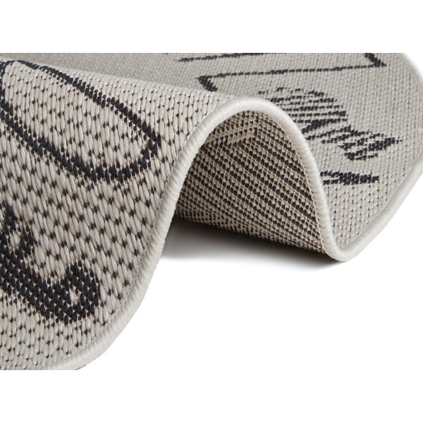 Krémovobiely detský koberec Ragami Letters, ø 160 cm-image-1