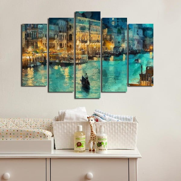 Obrazy v súprave 5 ks Venice – Wallity-image-1