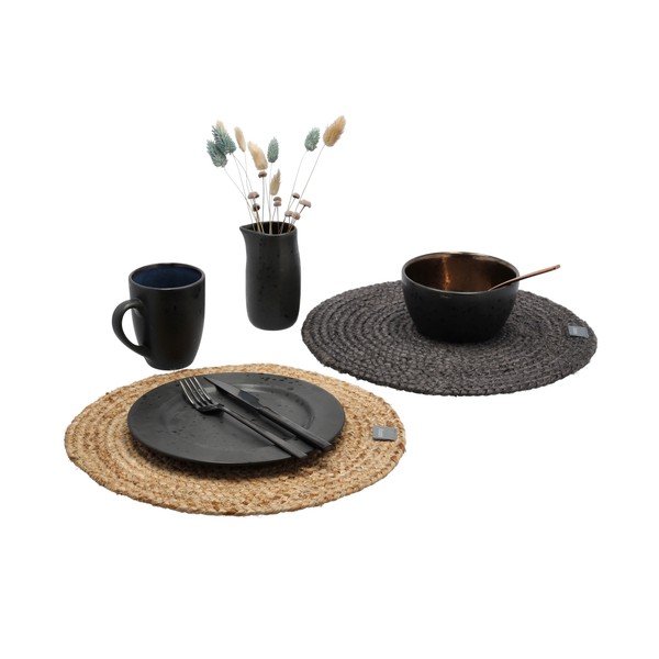 Prírodné prestieranie z juty Södahl, ø 35 cm-image-3