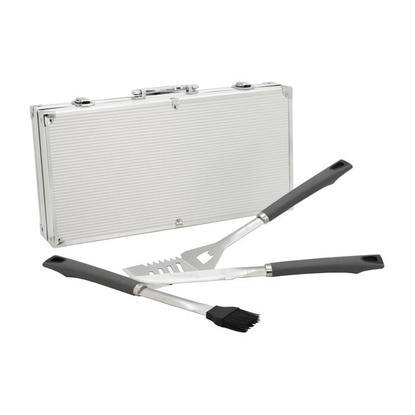 Súprava 11 kusov grilovacieho náradia v kufríku Cattara Alu Grey Line-image-3