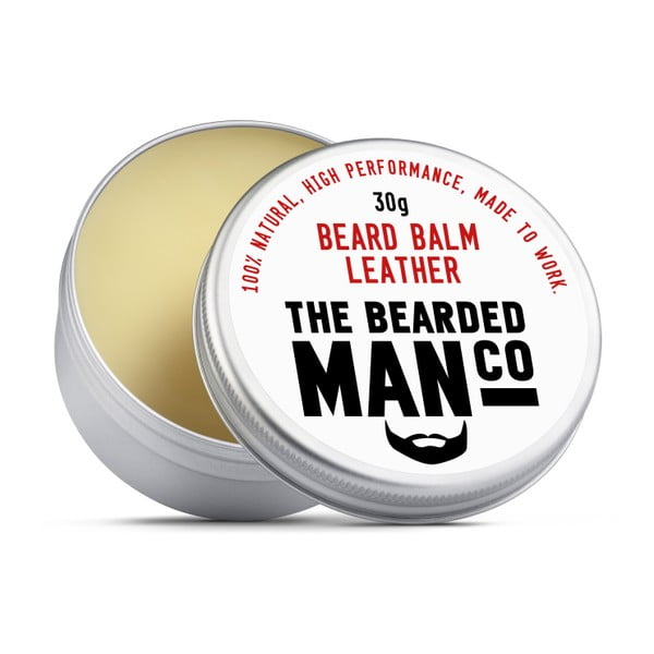 Balzam na fúzy The Bearded Man Company Leather, 30 g
