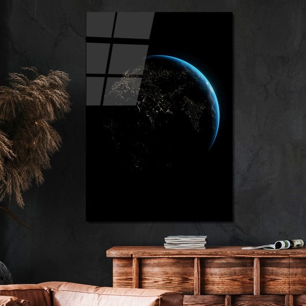 Sklenený obraz 70x100 cm Earth - Wallity-image-1