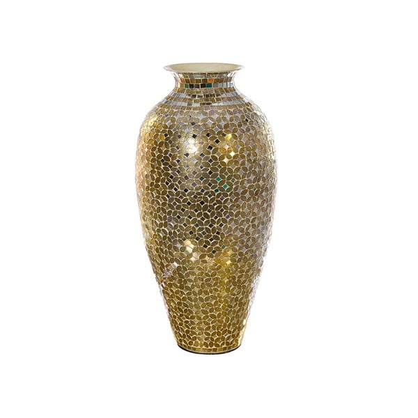 Váza v zlatej farbe Santiago Pons Mosaic