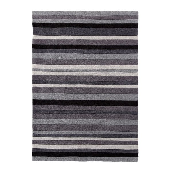 Sivý koberec Think Rugs Hong Kong Grey, 90 × 150 cm
