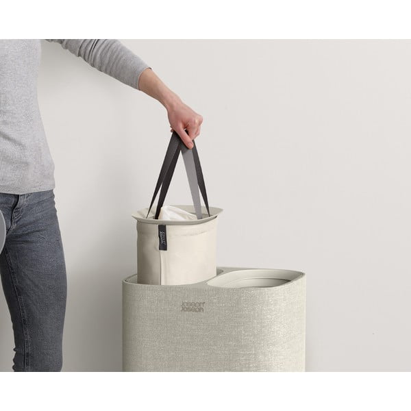 Látkový kôš na bielizeň 30+30 l Tota – Joseph Joseph-image-4